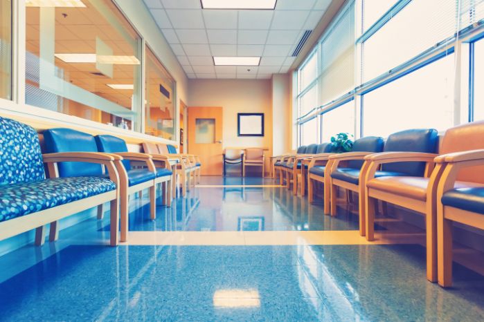 An empty medical office