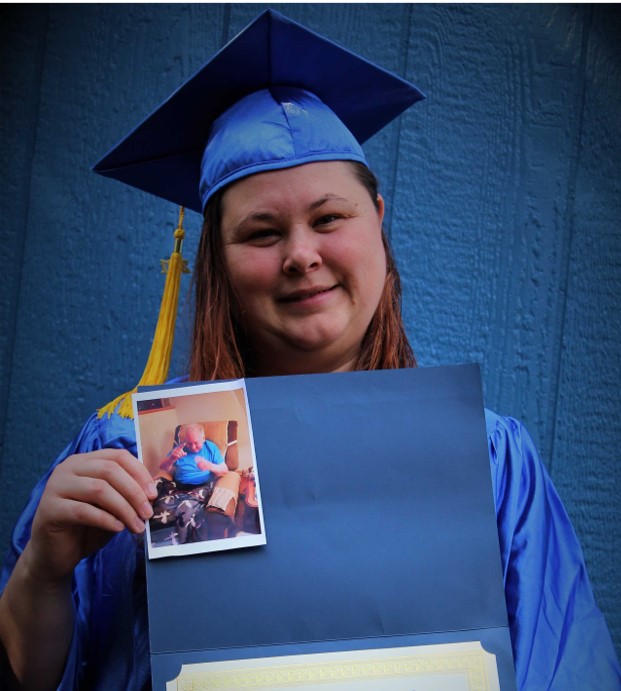 A self portrait of Brianna S. at IMBC